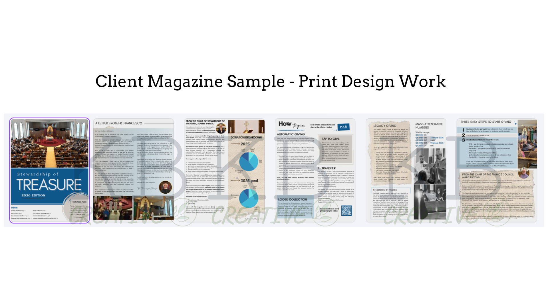 Client Magazine Sample - Print Design Work
