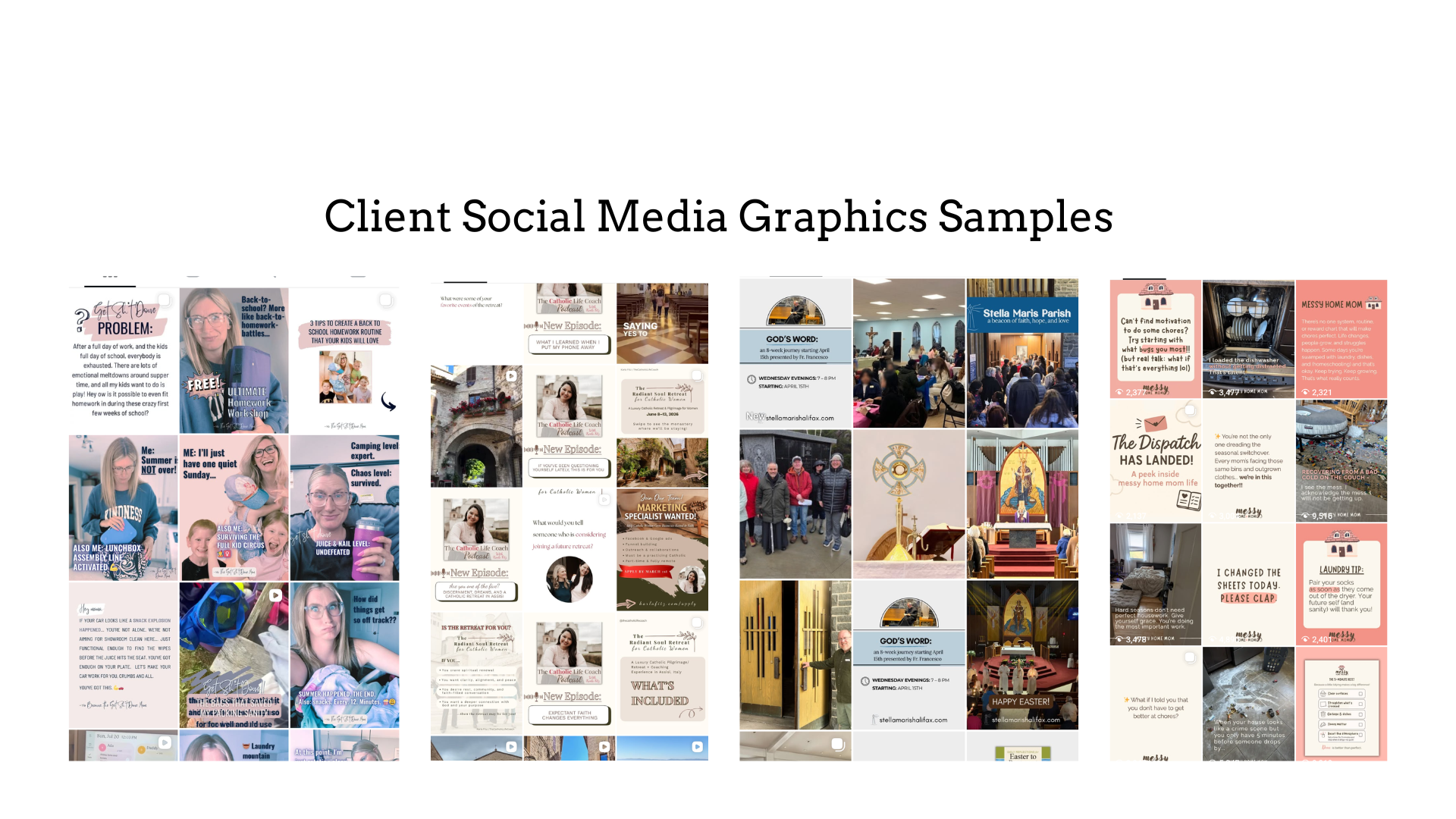 Client Social Media Graphics